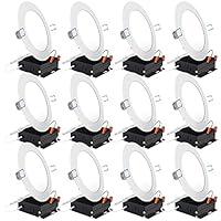 Algopix Similar Product 17 - Sunco Lighting 12 Pack 6 Inch Ultra