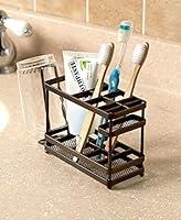 Algopix Similar Product 5 - Metal Bathroom Countertop Organizer and