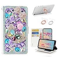 Algopix Similar Product 2 - STENES Bling Wallet Case Compatible