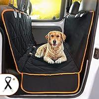 Yuntec Dog Car Cover for Back Seat Pet Protector Waterproof Bench Car Seat  Cover, Nonslip Rear Seat Cover fits Middle Armrest for Most Cars Trucks