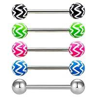 Algopix Similar Product 9 - Pierce2GO 5 Pcs 14G 58 Stainless