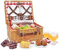 Algopix Similar Product 19 - Picnic Basket Set for 4 Person