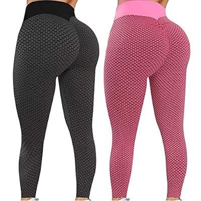 3 Pack High Waisted Leggings for Women-Soft Athletic Tummy Control Pants  for Running Yoga Workout