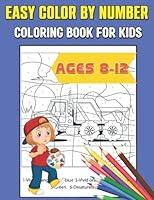 Algopix Similar Product 10 - Easy Color By Number Coloring Book For