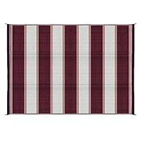 Algopix Similar Product 4 - Camco 42872 Awning Leisure MatBurgundy