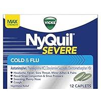 Algopix Similar Product 6 - Efast NyQuil SEVERE Cough Cold  Flu