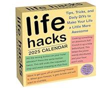 Algopix Similar Product 13 - Life Hacks 2025 Day-to-Day Calendar