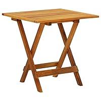 Algopix Similar Product 15 - vidaXL Square Acacia Wood Bistro Table