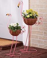 Algopix Similar Product 20 - Sets of 2 Bird Planters Flamingos
