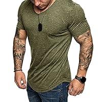 Algopix Similar Product 11 - FEDULK Mens Slim Muscle TShirts