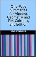 Algopix Similar Product 19 - OnePage Summaries for Algebra