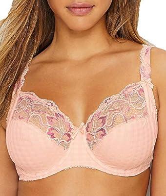 Rosme Womens Balconette Bra with Padded Straps, Collection Eliza