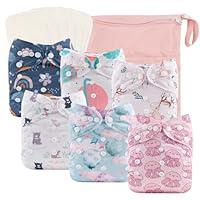 Algopix Similar Product 1 - babygoal Reusable Cloth Diapers 6