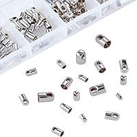 Algopix Similar Product 8 - Pandahall 1Box180pcs Mixed Platinum