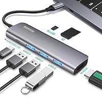 Algopix Similar Product 12 - USB C Hub HDMI HOGORE 7in1 USB Type