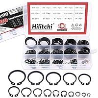 Algopix Similar Product 20 - Hilitchi 300Pcs 15Size Alloy Steel