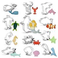 Algopix Similar Product 2 - GWHOLE 12Pieces Sea Creature Cookie