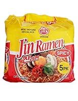 Algopix Similar Product 12 - Ottogi Jin Ramen Spicy 5 Packs