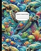 Algopix Similar Product 5 - Composition Notebook Sea Turtle Ocean