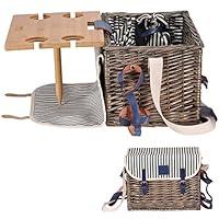 Algopix Similar Product 6 - VAULTSAC Picnic Basket Set  Removable