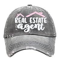 Algopix Similar Product 7 - Womens Custom Real Estate Agent Hat