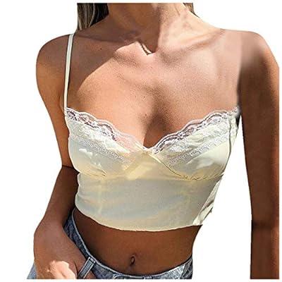 Best Deal for gepaui Y2K Fashion Tops, Women Sexy Cami Crop Tops