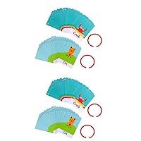 Algopix Similar Product 5 - FAVOMOTO 4 Sets Learning Card Toys