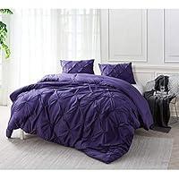 Algopix Similar Product 6 - Byourbed BYB Purple Reign Pin Tuck
