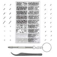Algopix Similar Product 2 - Jalan 1000pcs Eyeglass Screws Repair