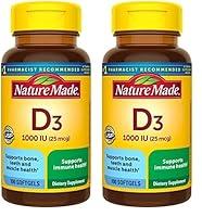 Algopix Similar Product 16 - Nature Made Vitamin D3 1000 IU 25