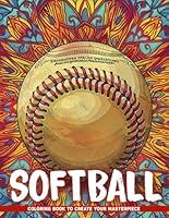 Algopix Similar Product 8 - Softball Coloring Book Play Ball with