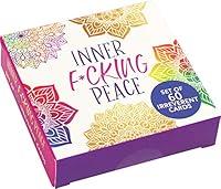 Algopix Similar Product 15 - Inner Fucking Peace Motivational Card