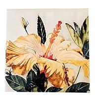 Algopix Similar Product 2 - Yellow Hibiscus Ceramic Tile 