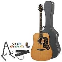 Algopix Similar Product 18 - Sawtooth Acoustic Guitar with Black