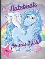 Algopix Similar Product 3 - Unicorn Notebook for School Kids Age
