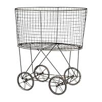 Algopix Similar Product 17 - Creative Coop Vintage Metal Laundry