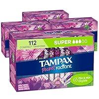 Algopix Similar Product 17 - Tampax Pocket Radiant Plastic Tampons
