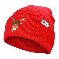 Algopix Similar Product 12 - DALIX Rudolph Beanie Christmas Holiday
