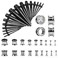 Algopix Similar Product 19 - BodyJ4You 40PCS Gauges Kit Stainless