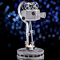 Algopix Similar Product 9 - Movie Camera Metal Centerpiece