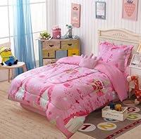 Algopix Similar Product 9 - 4 Piece Princess Design Pink Kids