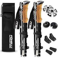 Algopix Similar Product 20 - Foxelli Folding Trekking Poles  2pc