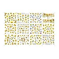 Algopix Similar Product 8 - Sunflower nail stickers
