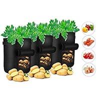 Algopix Similar Product 20 - GEMGO 3 Pack Potato Grow Bag 7 Gallon