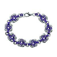 Algopix Similar Product 9 - Weave Got Maille Lilac Swirls Chain
