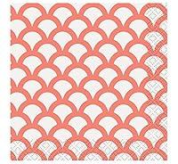 Algopix Similar Product 3 - Unique 37211 Scallop Beverage Napkins 