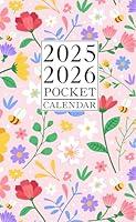 Algopix Similar Product 13 - Pocket Calendar 20252026 for Purse