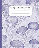 Algopix Similar Product 9 - composition notebook vintage jellyfish