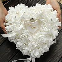Algopix Similar Product 7 - Yosoo Wedding Ring Pillow Heart Box
