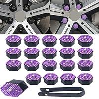 Algopix Similar Product 13 - MYHOBBY Bling Rhinestone Car Wheel Nut